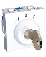 Трипозиційний вимикач Schneider Electric Altira ALB44030 із ключем 16А (білий)