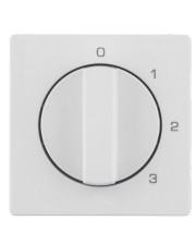 Центральна панель трирівневого вимикача Berker Qx 10966082 0-1-2-3 (білий)