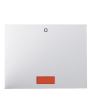 Одинарна клавіша вимикача Berker K.1 14177109 із символом «0» із лінзою (полярна білизна)