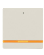 Одинарна клавіша вимикача Berker Qx 16246082 із символом «0» із лінзою (білий)