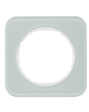 Одноместная рамка Berker R.1 10112109 (стекло/полярная белизна)