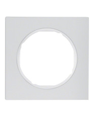 Одномісна рамка Berker R.3 10112274 (алюміній/полярна білизна)