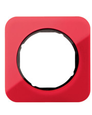 Одноместная рамка Berker R.1 10112344 (красный/черная)