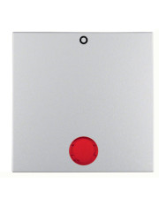 Одинарна клавіша вимикача Berker S.1/Bx 16291434 із лінзою з написом «0» (алюміній)