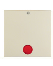 Одинарна клавіша вимикача Berker S.1/Bx 16298962 із лінзою з написом «0» (біла)