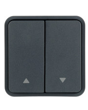 Двоклавішна клавіша кнопкового вимикача Berker W.1 30653565 із символом «Стрілка» (сірий)