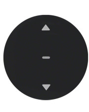 Кнопка для вставки жалюзі Berker Rx 85241131 (чорна)