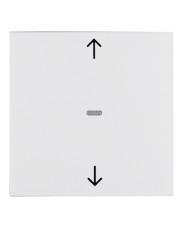 Кнопка для вставки жалюзі, полярна білизна матова Berker S.1/B.3/B.7