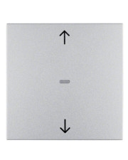 Кнопка для вставки жалюзи, алюминий Berker S.1
