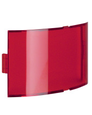 Захисна пластина для накладки інформаційного світлового сигналу, червона, Berker