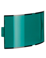 Защитная пластина для накладки информационного светового сигнала, зеленая, Berker