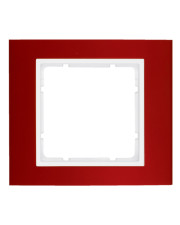 Рамка 1-місна червона/полярна білизна Berker B.3