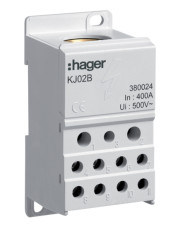 Блок розгалужувач Hager 400A (вхід 1х150мм2; вихід 2х25х16мм2+4х10мм2)
