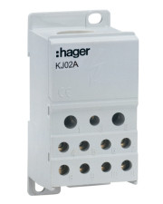Блок розгалужувальний Hager 250A (вхід 1х95мм2; вихід 2х25х16мм2+4х10мм2)