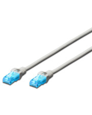 Серый патч-корд cat.5e UTP (3м) AWG 26/7 CCA PVC Digitus DK-1512-030