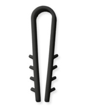 Дюбель ёлочка (круглый) 6мм черная Lectris