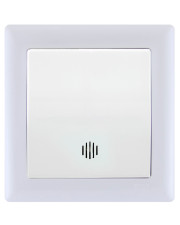 Одноклавішний вимикач IEK BOLERO ВК01-01-0-ББ з підсвічуванням (EVB11-K01-10)