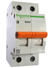 Автоматичний вимикач Schneider Electric ВА63 1P+N 20A C