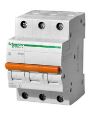 Автоматический выключатель Schneider Electric ВА63 3П 25A C