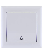 Выключатель 1-клавишный кнопочный ВК01-14-0-ББ Bolero, IEK