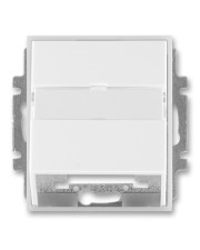 Центральная панель коммуникационной розетки, белая/белo-ледяная, Element, АВВ