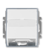 Центральная панель коммуникационной розетки, белая/серo-ледяная, Element, АВВ