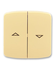 Клавиша для 2-клавишного кнопочного выключателя для жалюзи, бежевая, Tango, АВВ