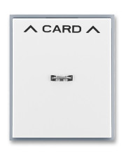 Накладка карточного выключателя, белая/серo-ледяная, Element, АВВ