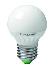 Светодиодная лампа G60 7Вт Eurolamp 4100К, E27