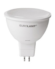 Лампа светодиодная ЕКО серия «D» MR16 7Вт Eurolamp 3000K, GU5.3
