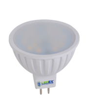 Лампа світлодіодна 5Вт LedEX 3000К 220В, GU5.3