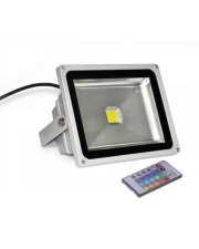 Світлодіодний прожектор RGB з пультом дистанційного керування, 50Вт, LedEx