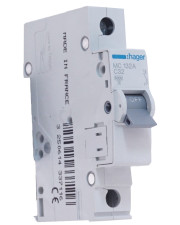 Захисний вимикач MC132A (1р, С, 32А) Hager