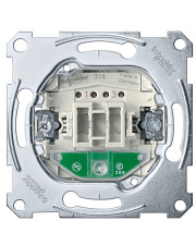 Одноклавішний двополюсний механізм вимикача Schneider Electric Aquadesign MTN3102-0000