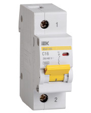 Автоматический выключатель IEK ВА47-100 1Р 16А 10кА «C» (MVA40-1-016-C)
