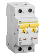 Автоматичний вимикач IEK ВА47-60 2Р 6А 6кА "B" (MVA41-2-006-B)