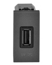 USB розетка ABB Zenit N2185 AN 1М (антрацит)