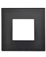 Одноместная рамка ABB Zenit N2271 CF стекло (графит)