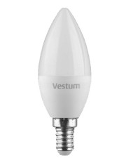Лампа LED Vestum C37 6Вт 4100K E14