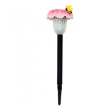 Автономний LED світильник Feron GL17 «Бджола на рожевій квітці»
