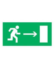 Знак эвакуации «Направление к выходу направо»