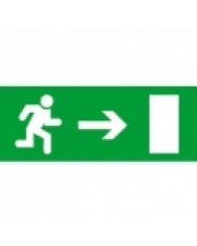 Самоклеющаяся табличка «Exit Right»