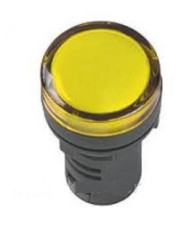 Сигнальная лампа AD16DS (LED) матрица Ø16мм желтая 230В IEK