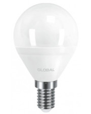 Светодиодная лампочка 1-GBL-143 G45 5Вт Global 3000К 220В, Е14