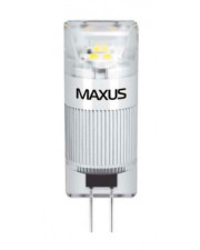 Лампа LED 1-LED-339-T 1Вт Maxus 3000K, G4