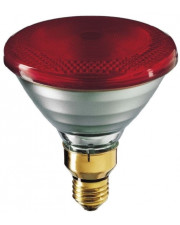 Лампа інфрачервона 175Вт E27 червона PAR38 IR, Philips