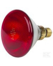 Лампа інфрачервона 175Вт E27 червона PAR 38, Farma