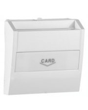 Центральна панель карткового вимикача LOGUS, білий