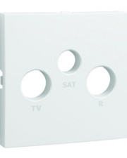 Центральная панель розетки R TV-SAT белая LOGUS 90, 90775 TBR