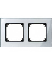Рамка подвійна M-ELEGANCE glass Алмаз Merten, MTN4020-3260